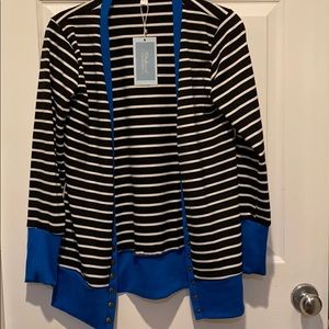 Striped cardigan